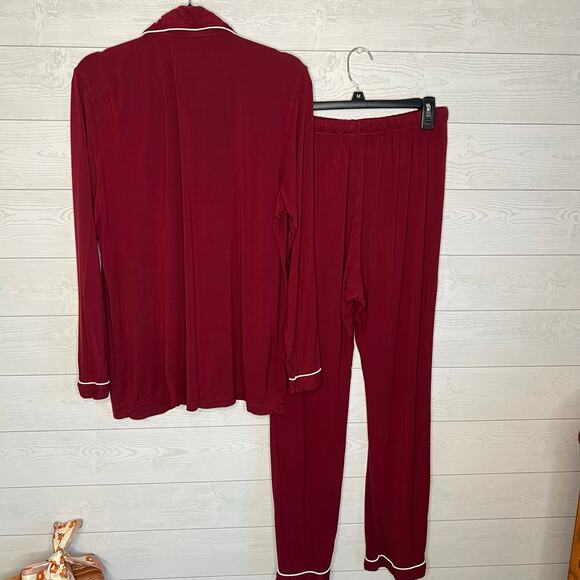Colorfulleaf women’s wine pajama set Size Large - Picture 2 of 4
